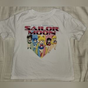 Sailor Moon Juniors Girls White T-Shirt XS